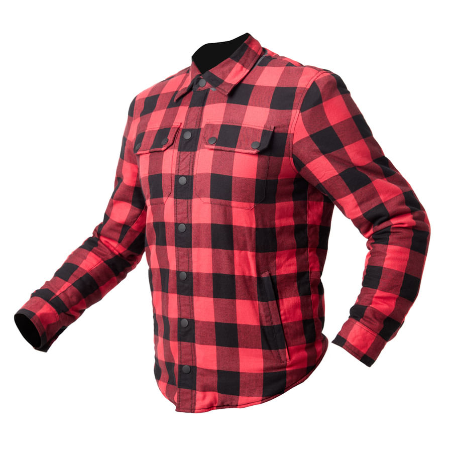 Campera NTO Kurt Hombre Negro / Rojo